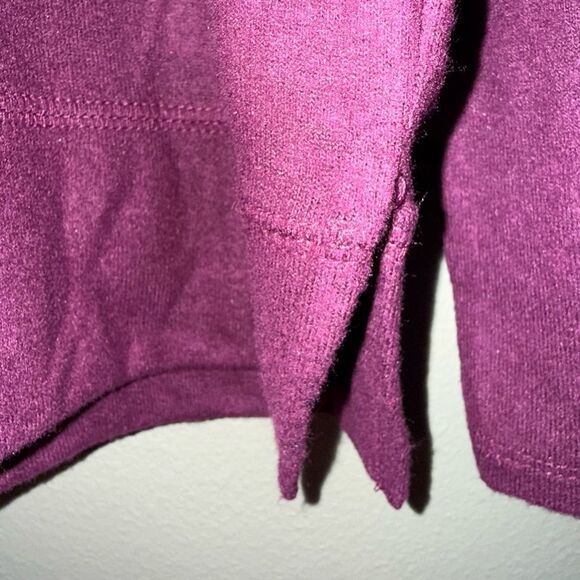 Lucky Brand Rich Purple Crew Neck Sweater Medium NWT #714 - Picture 3 of 6